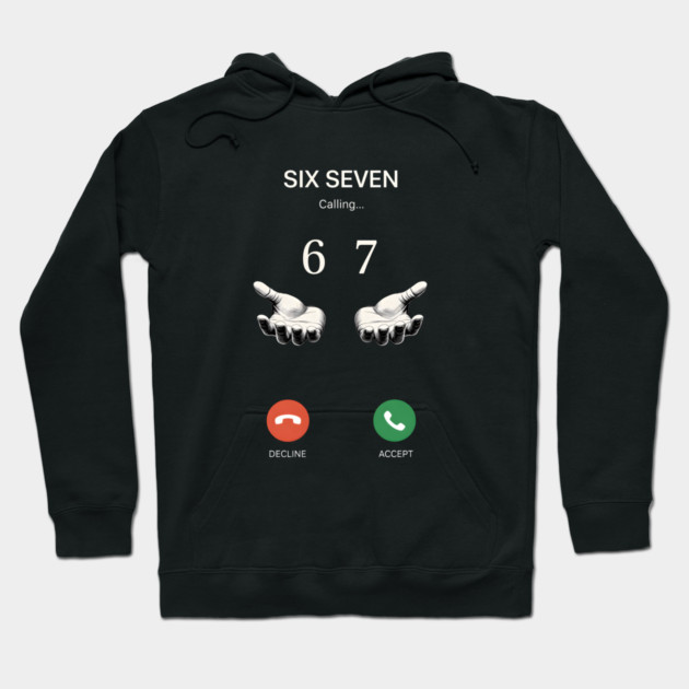 Six Seven Calling Hands Hoodie by ArtistTee ⭐⭐⭐⭐⭐