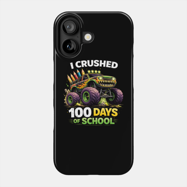 I Crushed 100 Days Of School Teacher Phone Case by ArtistTee ⭐⭐⭐⭐⭐