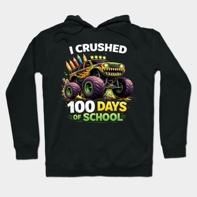 I Crushed 100 Days Of School Teacher Hoodie by ArtistTee ⭐⭐⭐⭐⭐