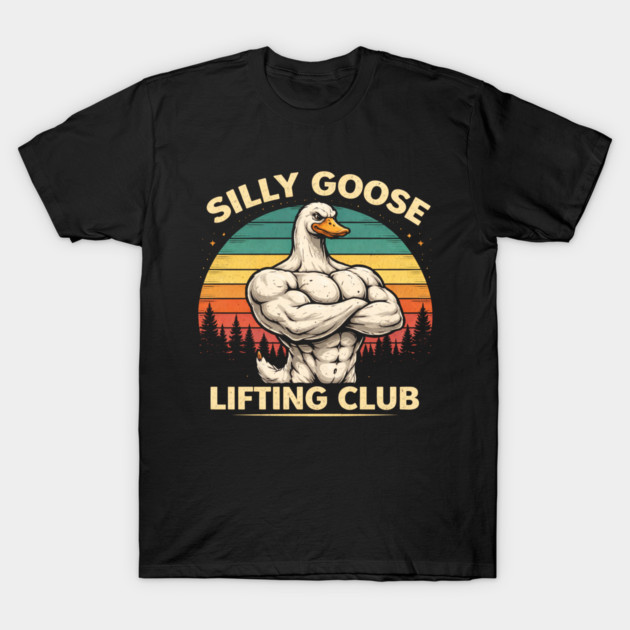 Silly Goose Lifting Club For Fitness Enthusiasts T-Shirt by ArtistTee ⭐⭐⭐⭐⭐