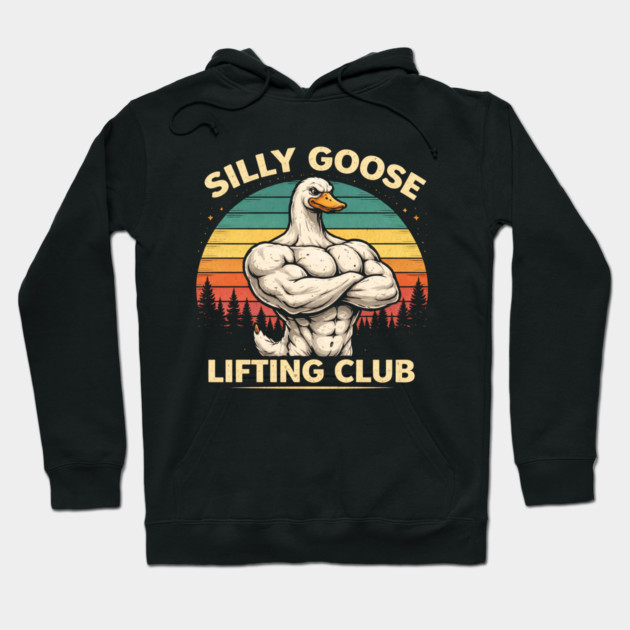 Silly Goose Lifting Club For Fitness Enthusiasts Hoodie by ArtistTee ⭐⭐⭐⭐⭐