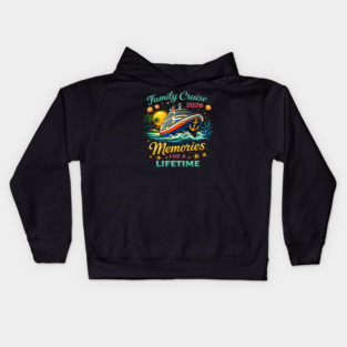 Family Cruise 2026 Memories For A Lifetime Kids Hoodie