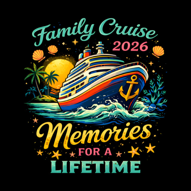 Family Cruise 2026 Memories For A Lifetime by ArtistTee ⭐⭐⭐⭐⭐