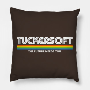 Retro Computer Developer Pillow