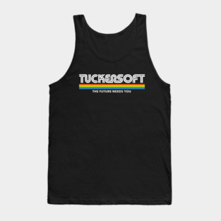 Retro Computer Developer Tank Top