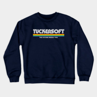 Retro Computer Developer Crewneck Sweatshirt