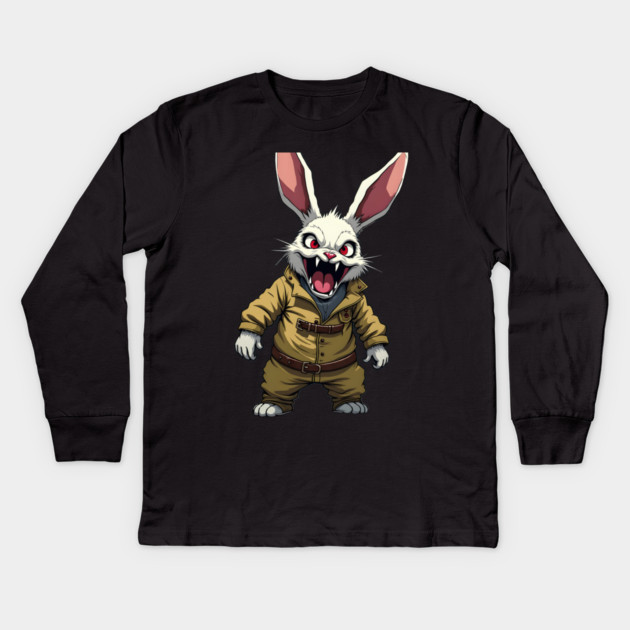 Devastator Kids Long Sleeve T-Shirt by Lou Johnson
