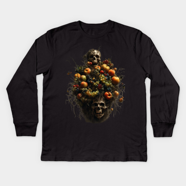 Corpsecopia Kids Long Sleeve T-Shirt by Lou Johnson