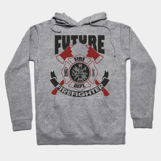 Future Firefighter Fire Dept Pride Hoodie by Anticorporati