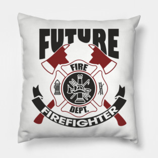 Future Firefighter Fire Dept Pride Pillow