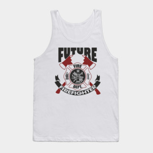 Future Firefighter Fire Dept Pride Tank Top