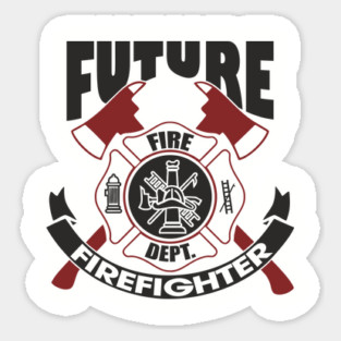 Future Firefighter Fire Dept Pride Sticker
