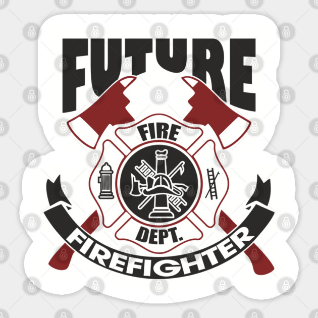 Future Firefighter Fire Dept Pride Sticker by Anticorporati