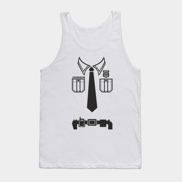 Police Officer Uniform Shirt DIY Dad Costume Tank Top by Anticorporati