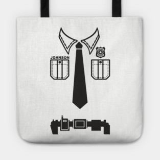Police Officer Uniform Shirt DIY Dad Costume Tote