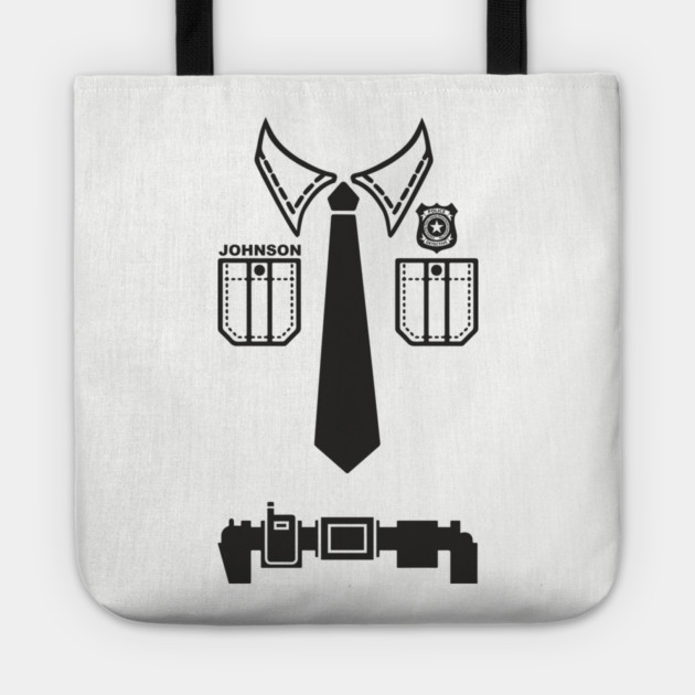 Police Officer Uniform Shirt DIY Dad Costume Tote by Anticorporati