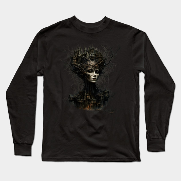 Architectula Long Sleeve T-Shirt by Lou Johnson