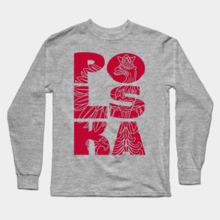 Polska Eagle Polish Heritage Cultural Pride Long Sleeve T-Shirt
