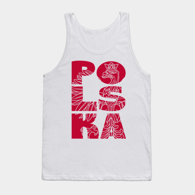 Polska Eagle Polish Heritage Cultural Pride Tank Top by Anticorporati