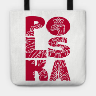 Polska Eagle Polish Heritage Cultural Pride Tote