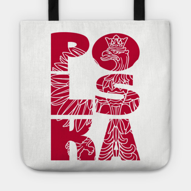 Polska Eagle Polish Heritage Cultural Pride Tote by Anticorporati