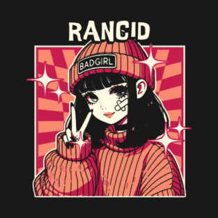 Rancid - Retro Anime Style T-Shirt