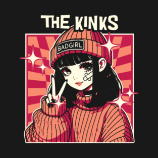 The Kinks - Retro Anime Style T-Shirt