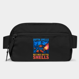 Outta Spells But Not Outta Shells Wizard Fantasy Bag