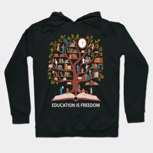 Education is Freedom Black History Hoodie