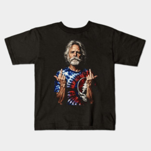 Vintage Bob-Weir Flipping The Bird Meme Kids T-Shirt