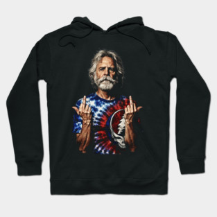 Vintage Bob-Weir Flipping The Bird Meme Hoodie