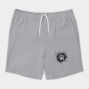 Cute Cat Paw Print Shorts
