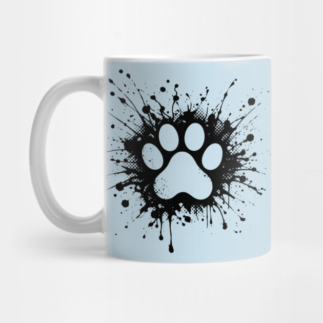 Cute Cat Paw Print by Champanie's Store
