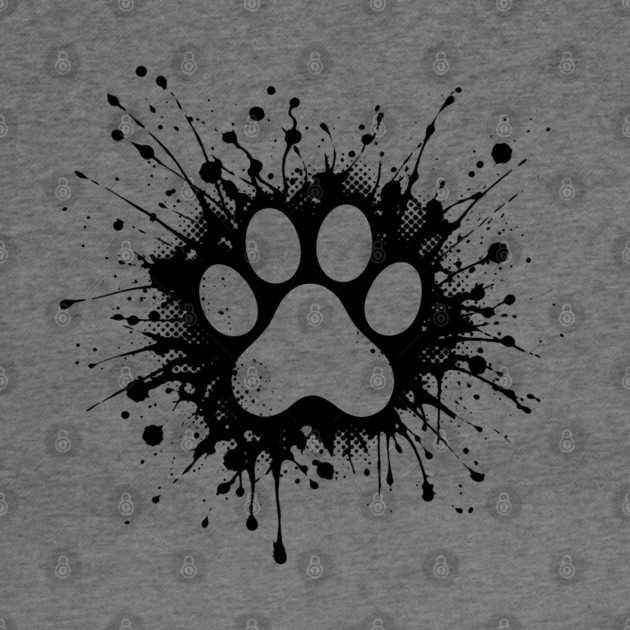 Cute Cat Paw Print by Champanie's Store