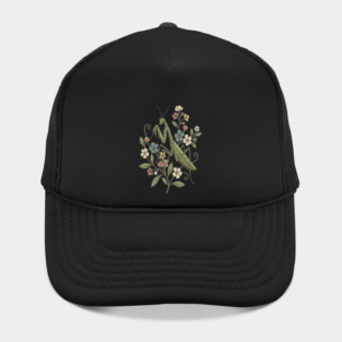 Praying Mantis Botanical Design Hat