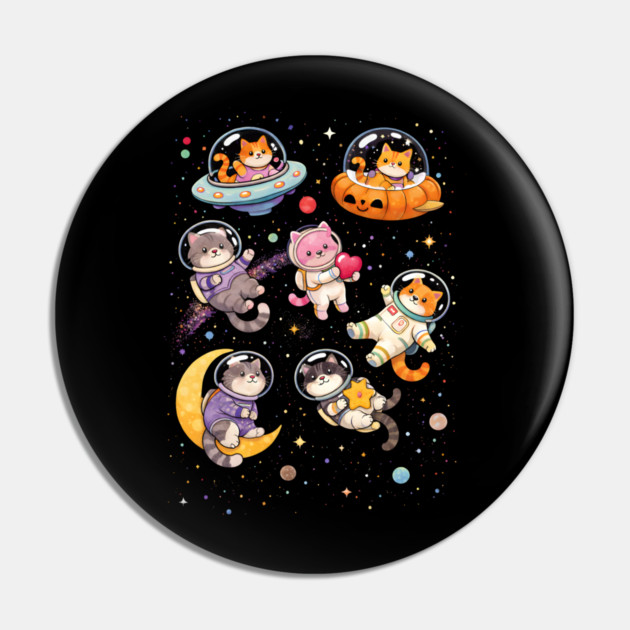 Space Cats Adventure Pin by Champanie's Store