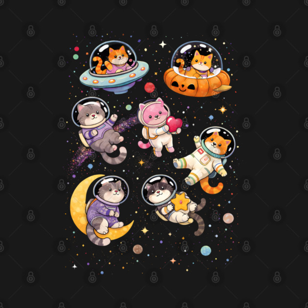 Space Cats Adventure by Champanie's Store