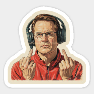 curt cignetti vintage Sticker