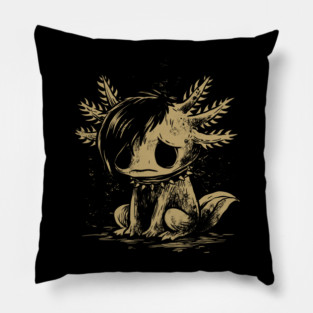 Emo Axolotl Pillow