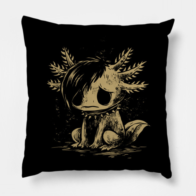 Emo Axolotl Pillow by GoshWow®