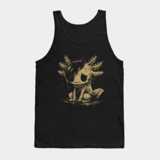 Emo Axolotl Tank Top
