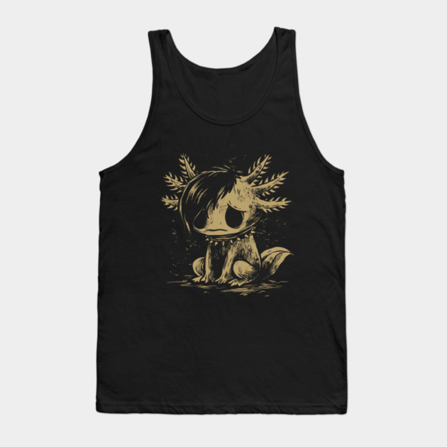 Emo Axolotl Tank Top by GoshWow®