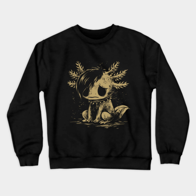 Emo Axolotl Crewneck Sweatshirt by GoshWow®