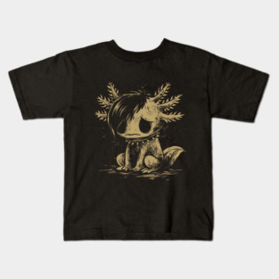 Emo Axolotl Kids T-Shirt