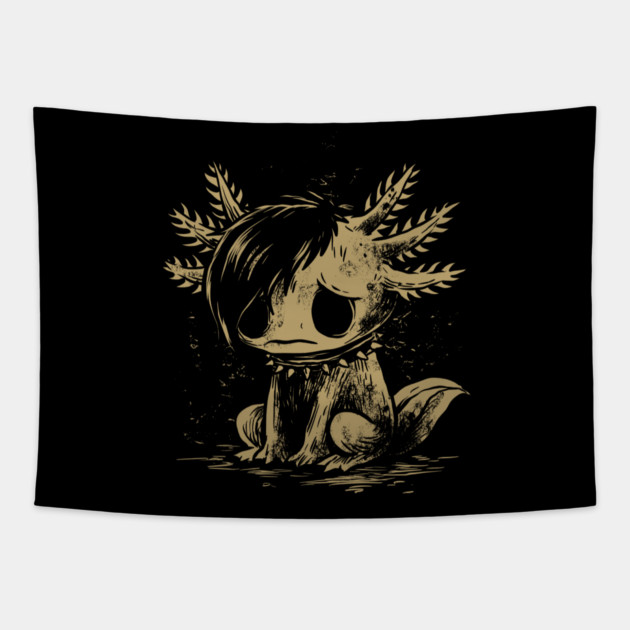 Emo Axolotl Tapestry by GoshWow®