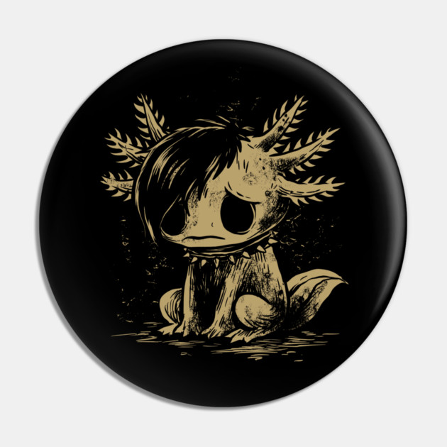 Emo Axolotl Pin by GoshWow®