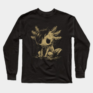 Emo Axolotl Long Sleeve T-Shirt