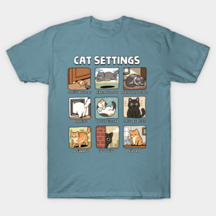 Cat Settings T-Shirt