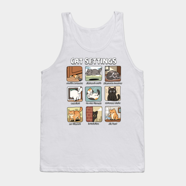 Cat Settings Tank Top by GoshWow®