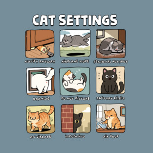 Cat Settings T-Shirt